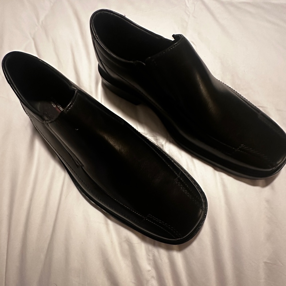 Black Laceless Bostonian 2 Pod Comfort Dress Shoes (Size 10.5)